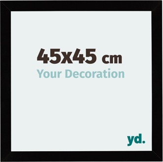 Fotolijst 45x45 cm - Zwart Hoogglans - MDF - Mura