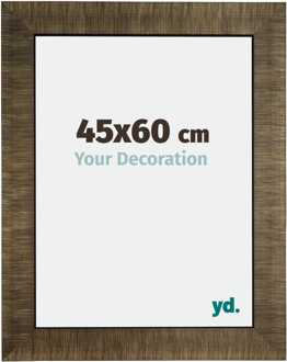 Fotolijst 45x60 cm - Champagne Geborsteld - Hout - Leeds