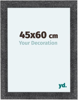 Fotolijst 45x60 cm - Grijs Geveegd - MDF - Como
