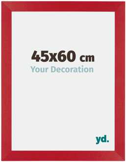 Fotolijst 45x60 cm - Rood - MDF - Mura