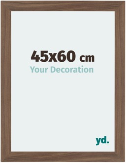 Fotolijst 45x60 cm - Walnoot Donker - MDF - Mura