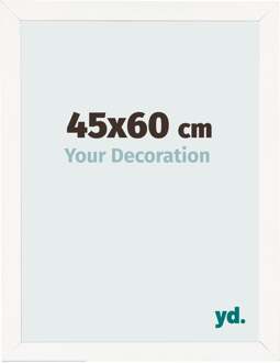 Fotolijst 45x60 cm - Wit Hoogglans - MDF - Bologna