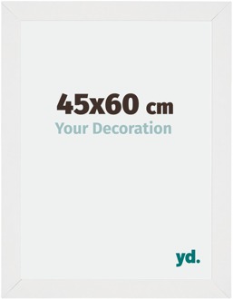 Fotolijst 45x60 cm - Wit Hoogglans - MDF - Mura