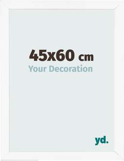 Fotolijst 45x60 cm - Wit Mat - MDF - Bologna