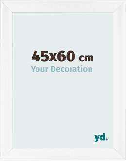 Fotolijst 45x60 cm - Wit Mat - MDF - Pisa