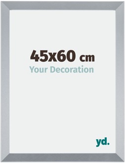 Fotolijst 45x60 cm - Zilver Glans - MDF - Catania