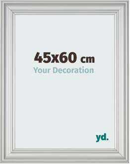 Fotolijst 45x60 cm - Zilver Mat - MDF - Lazio