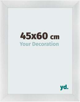 Fotolijst 45x60 cm - Zilver Mat - MDF - Pisa