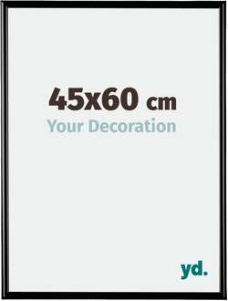 Fotolijst 45x60 cm - Zwart Hoogglans - Kunststof - Bordeaux