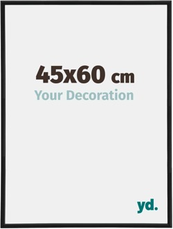 Fotolijst 45x60 cm - Zwart Mat - Kunststof - Annecy