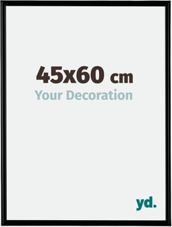 Fotolijst 45x60 cm - Zwart Mat - Kunststof - Bordeaux