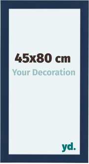 Fotolijst 45x80 cm - Donkerblauw Geveegd - MDF - Como
