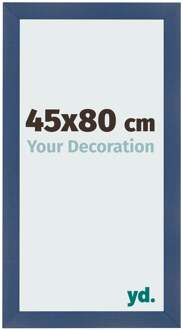 Fotolijst 45x80 cm - Donkerblauw Geveegd - MDF - Pisa