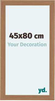 Fotolijst 45x80 cm - Noten- Hout - Licht - MDF - Como Notenhout Licht