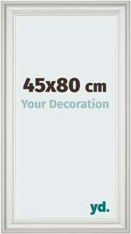Fotolijst 45x80 cm - Wit Geveegd - MDF - Lazio