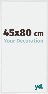 Fotolijst 45x80 cm - Wit Hoogglans - Kunststof - Annecy