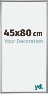 Fotolijst 45x80 cm - Zilver Hoogglans - Kunststof - Annecy