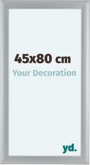 Fotolijst 45x80 cm - Zilver Mat - MDF - Como