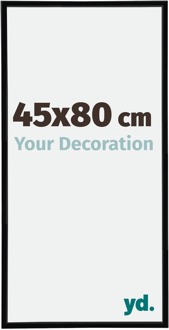 Fotolijst 45x80 cm - Zwart Hoogglans - Kunststof - Annecy