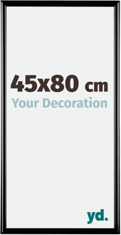 Fotolijst 45x80 cm - Zwart Hoogglans - Kunststof - Bordeaux