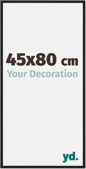Fotolijst 45x80 cm - Zwart Mat - Aluminium - New York
