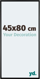Fotolijst 45x80 cm - Zwart Mat - Kunststof - Evry
