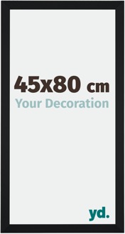 Fotolijst 45x80 cm - Zwart Mat - MDF - Catania