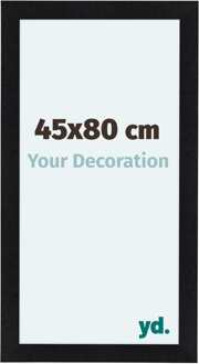 Fotolijst 45x80 cm - Zwart Mat - MDF - Como