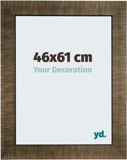 Fotolijst 46x61 cm - Champagne Geborsteld Hout Leeds