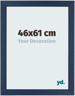 Fotolijst 46x61 cm - Donkerblauw Geveegd - MDF - Mura