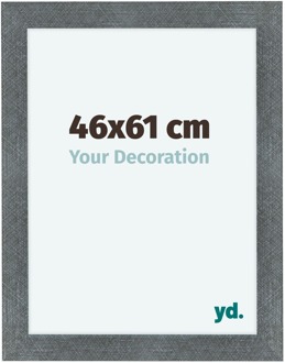 Fotolijst 46x61 cm - IJzer Geveegd - MDF - Como