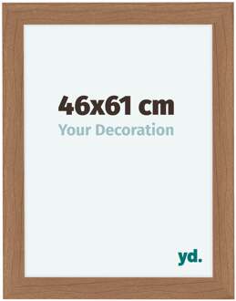 Fotolijst 46x61 cm - Noten- Hout - Licht - MDF - Como Notenhout Licht