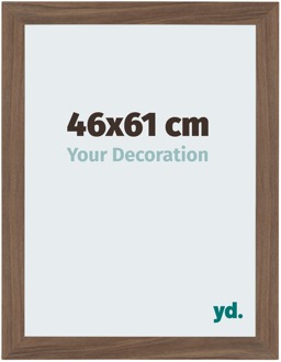 Fotolijst 46x61 cm - Walnoot Donker - MDF - Mura
