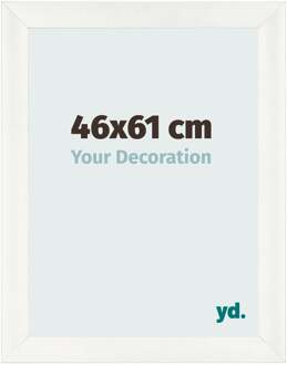 Fotolijst 46x61 cm - Wit Geveegd - MDF - Pisa