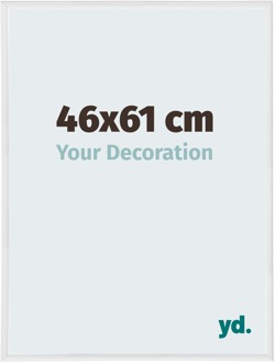 Fotolijst 46x61 cm - Wit Hoogglans - Kunststof - Annecy