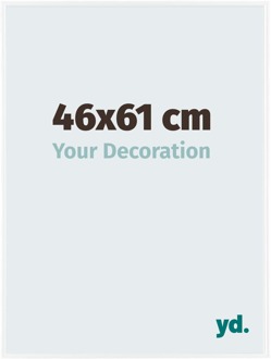 Fotolijst 46x61 cm - Wit Hoogglans - Kunststof - Evry