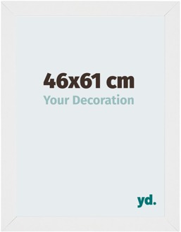 Fotolijst 46x61 cm - Wit Hoogglans - MDF - Mura