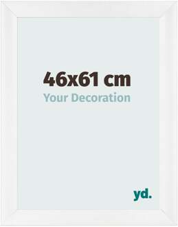 Fotolijst 46x61 cm - Wit Hoogglans - MDF - Pisa