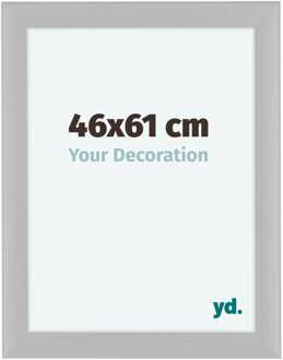 Fotolijst 46x61 cm - Wit - Houtnerf - MDF - Como Wit Houtnerf