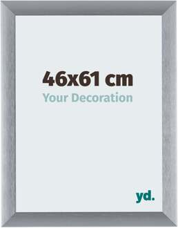 Fotolijst 46x61 cm - Zilver Geborsteld - Aluminium - Tucson