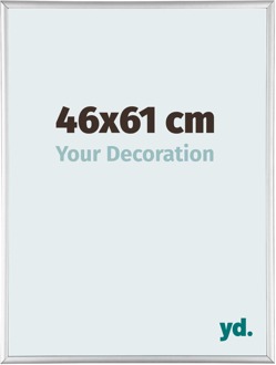 Fotolijst 46x61 cm - Zilver Hoogglans - Aluminium - Kent