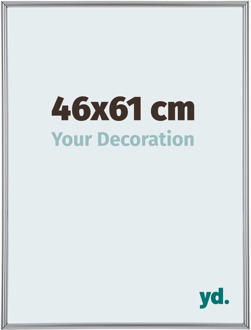 Fotolijst 46x61 cm - Zilver Hoogglans - Kunststof - Annecy