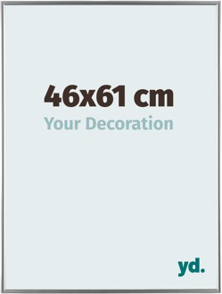 Fotolijst 46x61 cm - Zilver Hoogglans - Kunststof - Evry