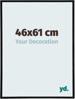 Fotolijst 46x61 cm - Zwart Hoogglans - Kunststof - Annecy