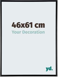 Fotolijst 46x61 cm - Zwart Mat - Aluminium - Kent