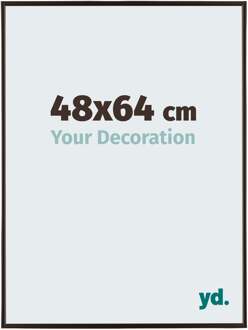 Fotolijst 48x64 cm - Antraciet - Kunststof - Evry
