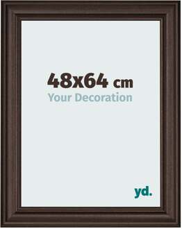 Fotolijst 48x64 cm - Eiken Donker - MDF - Lazio
