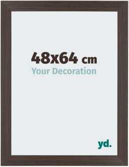 Fotolijst 48x64 cm - Eiken Donker - MDF - Mura