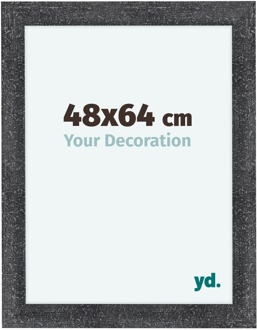Fotolijst 48x64 cm - Grijs Geveegd - MDF - Como