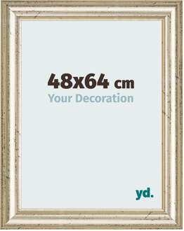 Fotolijst 48x64 cm - Metaalglans - MDF - Lazio